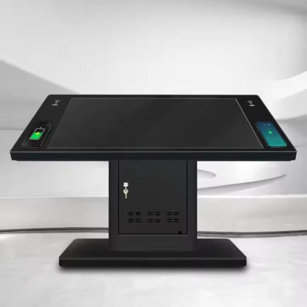 Modern Restaurant Media Table Mult Function Smart Kiosk Advertising Kiosk Touch Screen Menu Display Touch Table - Image 3