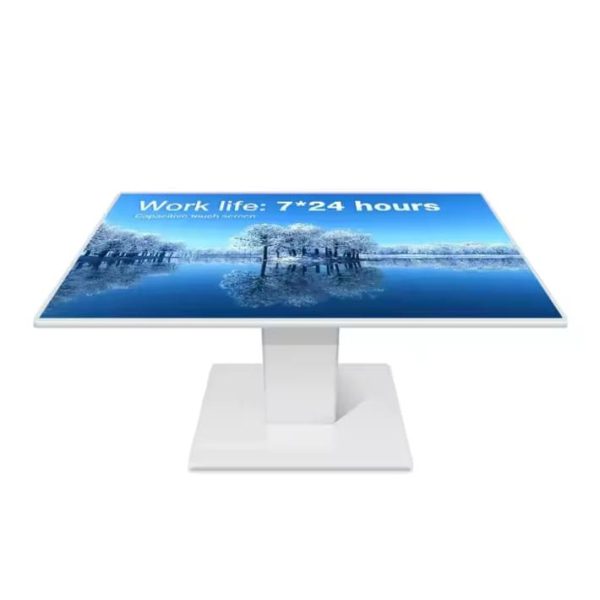 Modern Restaurant Media Table Mult Function Smart Kiosk Advertising Kiosk Touch Screen Menu Display Touch Table - Image 5